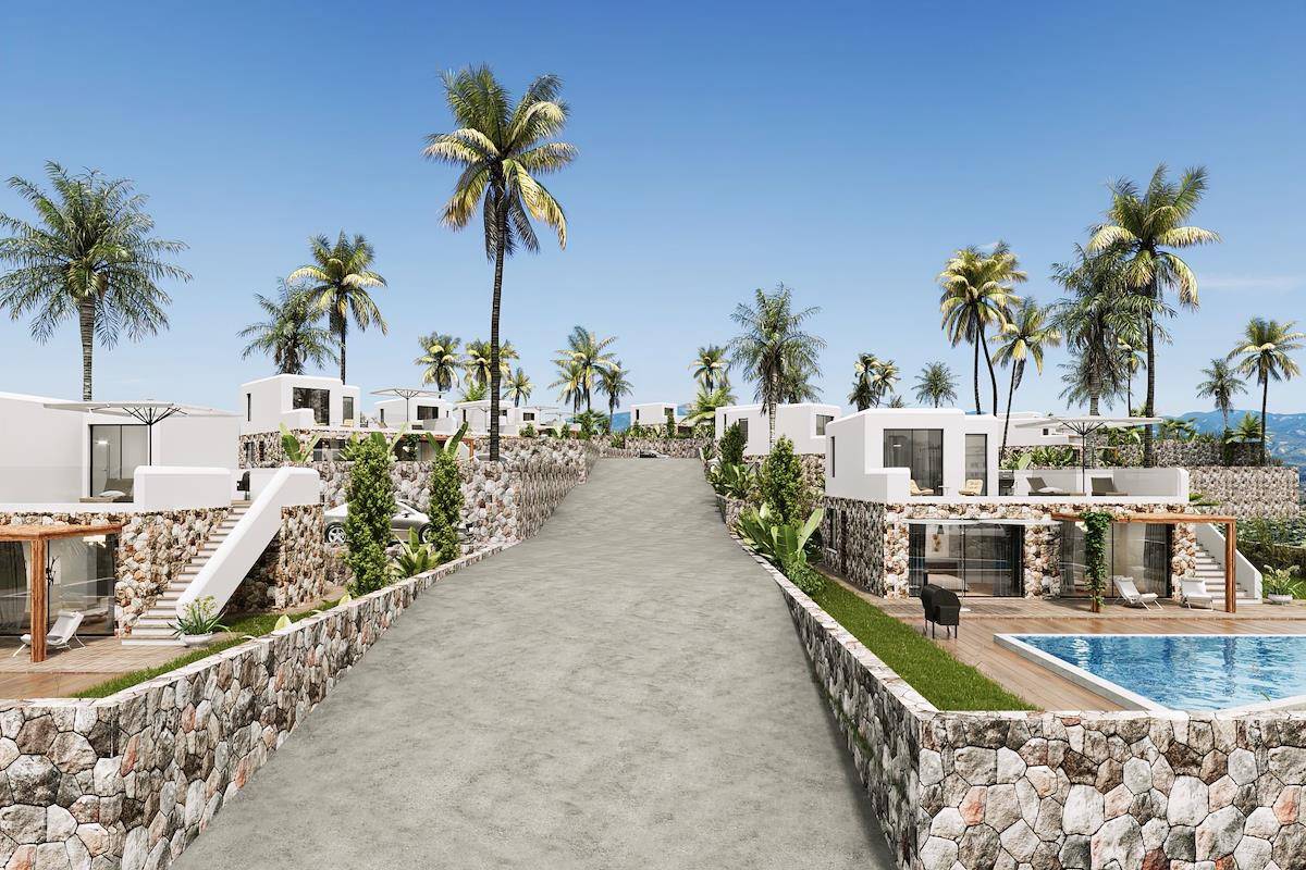 Kıbrıs Esentepe'de İki Yatak Odalı Loft Daireler Photo 1