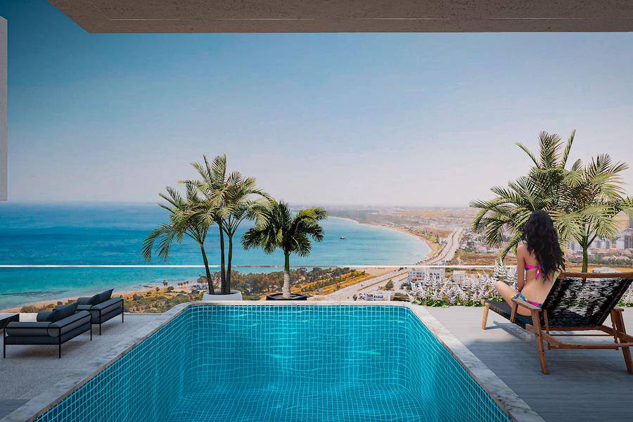 Kıbrıs Esentepe'de İki Yatak Odalı Loft Daireler Photo 1