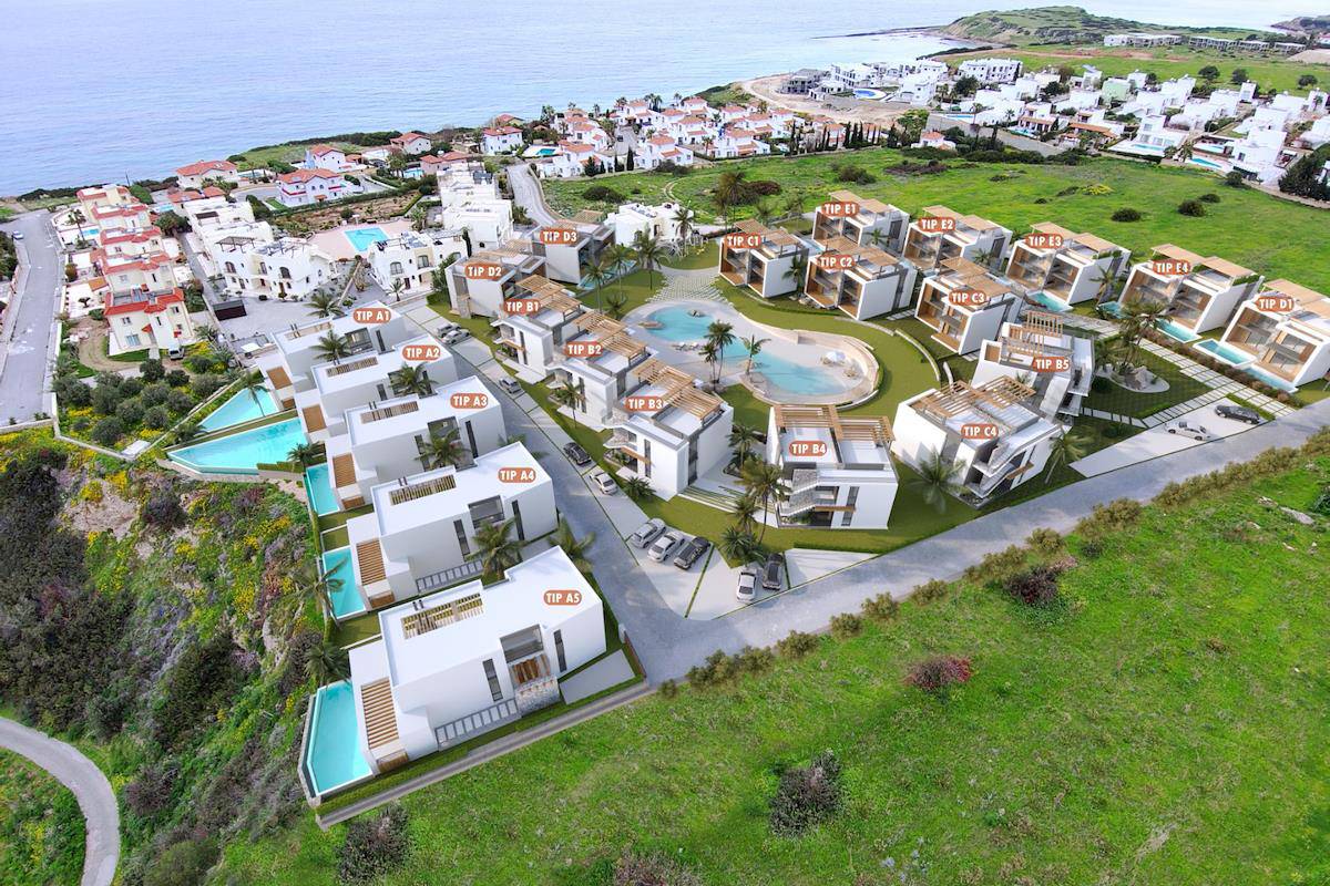 Kıbrıs Esentepe'de İki Yatak Odalı Loft Daireler Photo 1