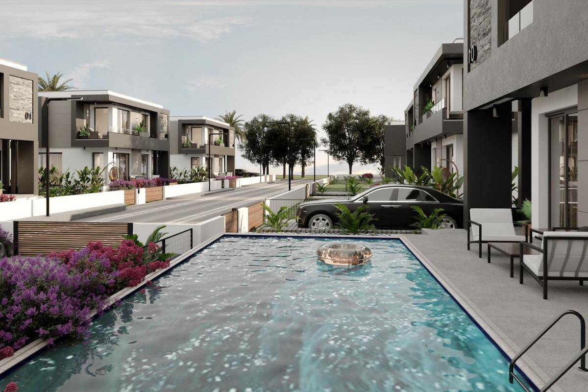 Kıbrıs Esentepe'de İki Yatak Odalı Loft Daireler Photo 1