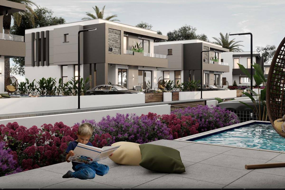 Kıbrıs Esentepe'de İki Yatak Odalı Loft Daireler Photo 1