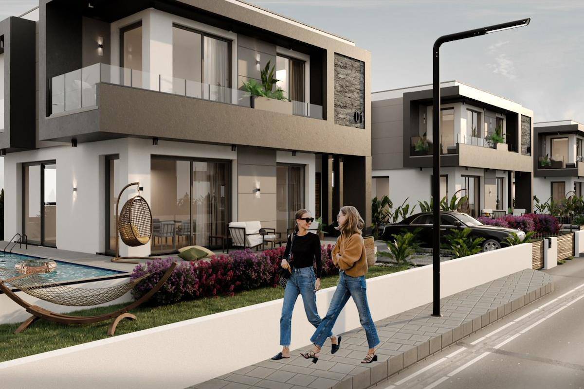 Kıbrıs Esentepe'de İki Yatak Odalı Loft Daireler Photo 1
