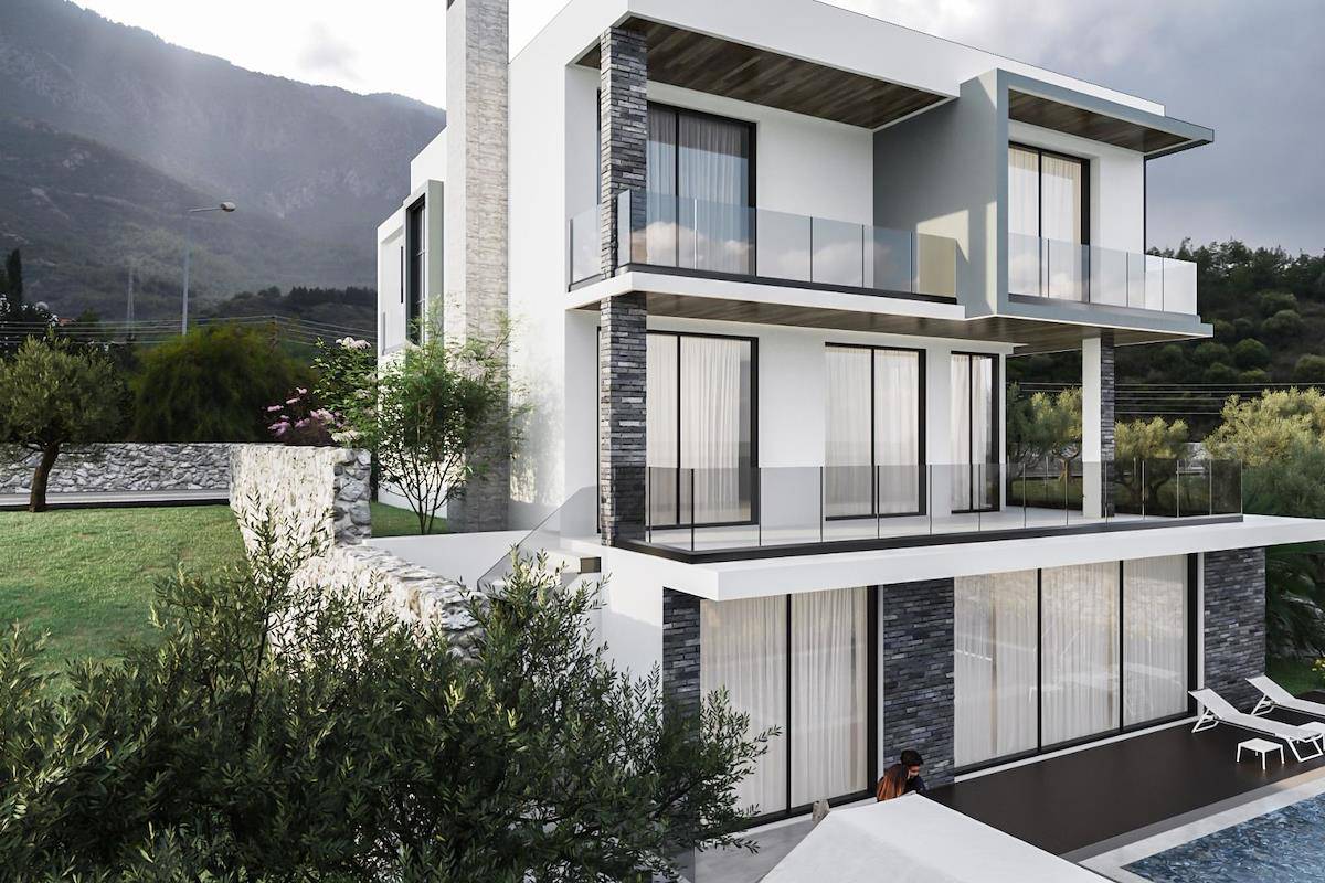 Kıbrıs Esentepe'de İki Yatak Odalı Loft Daireler Photo 1