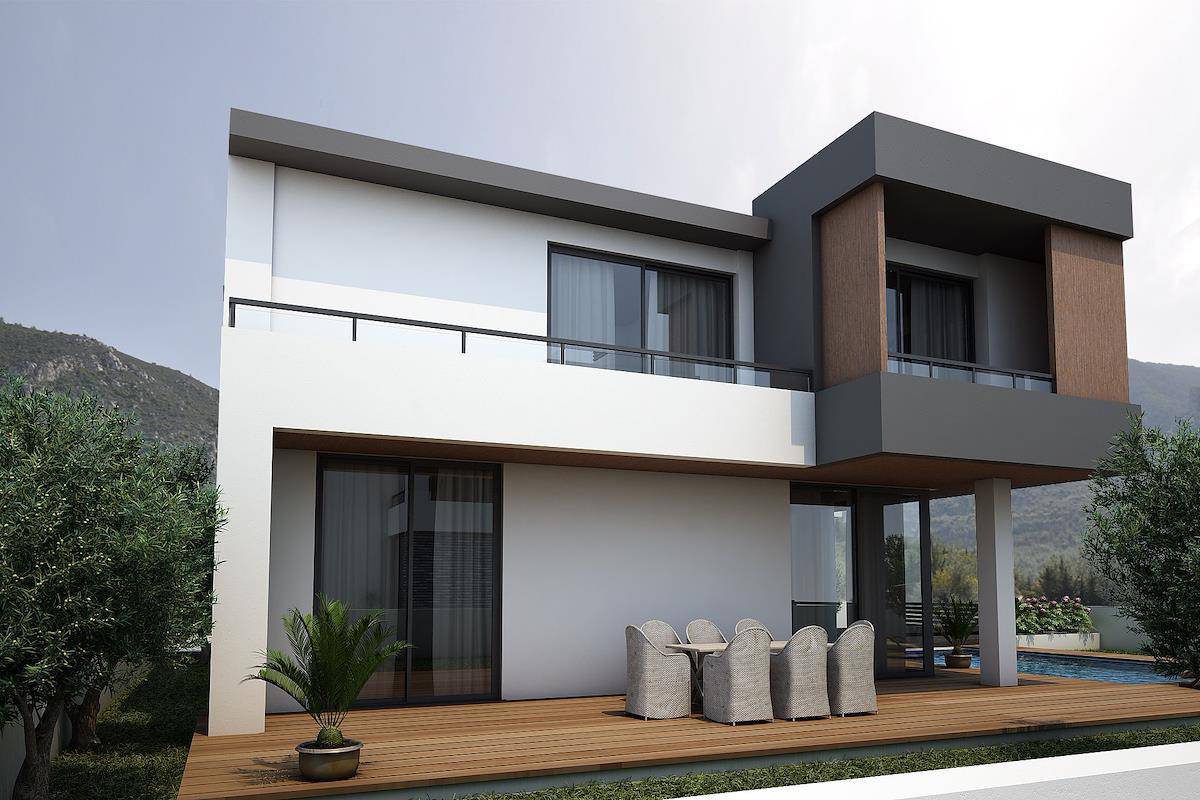 Kıbrıs Esentepe'de İki Yatak Odalı Loft Daireler Photo 1