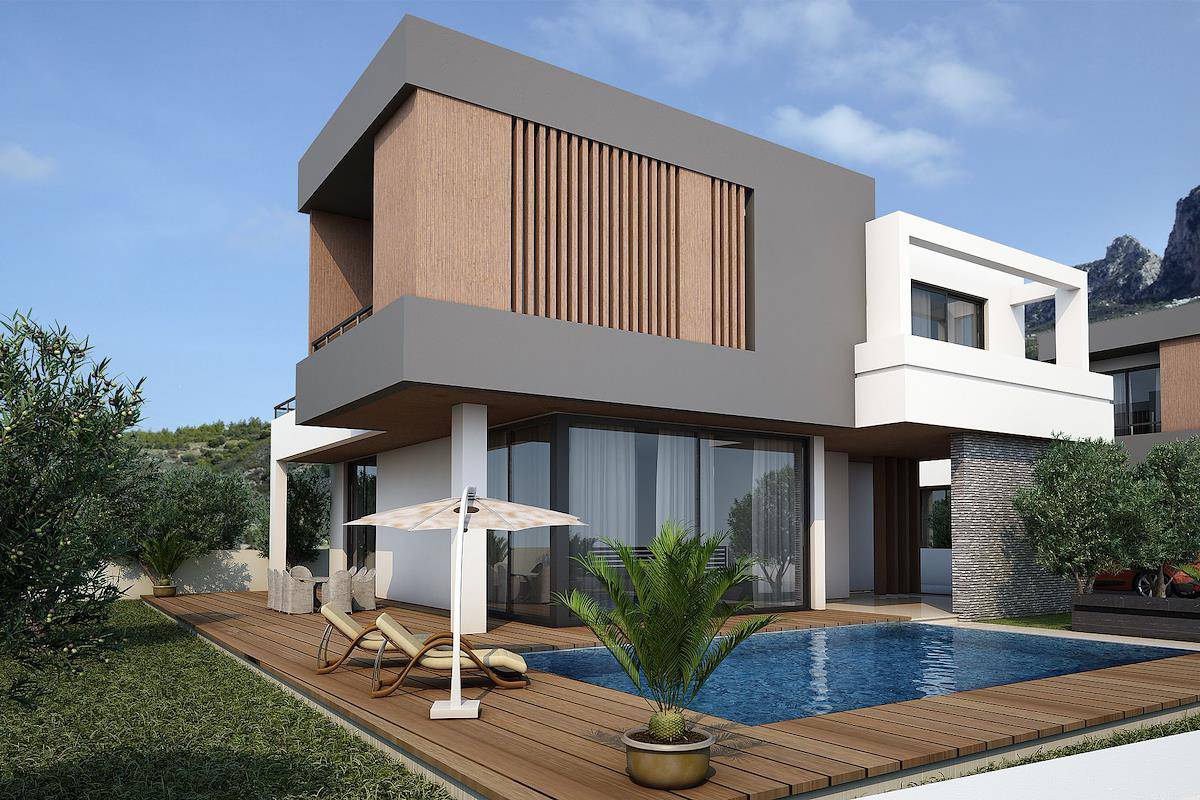 Kıbrıs Esentepe'de İki Yatak Odalı Loft Daireler Photo 1