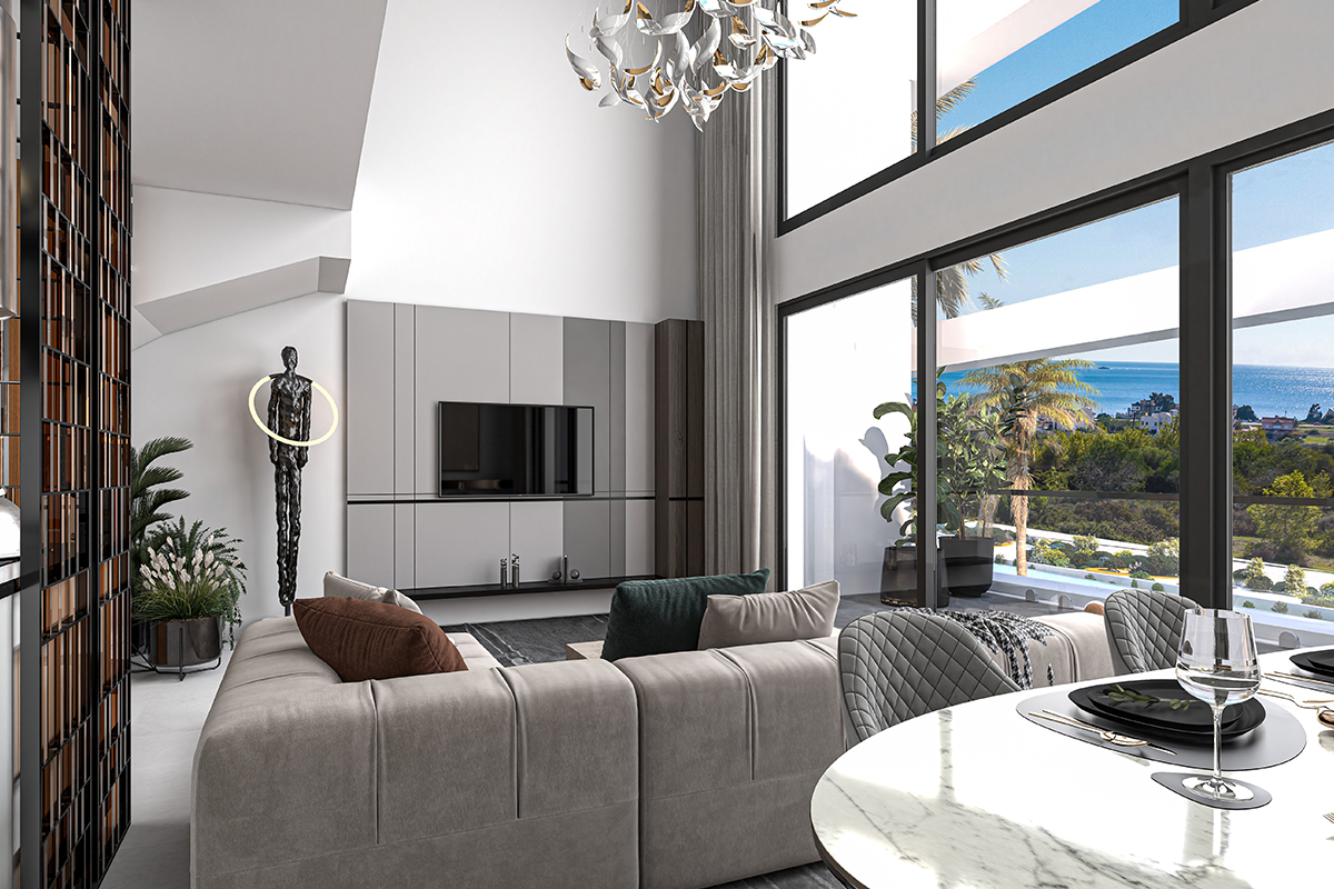 Kıbrıs Esentepe'de İki Yatak Odalı Loft Daireler Photo 1