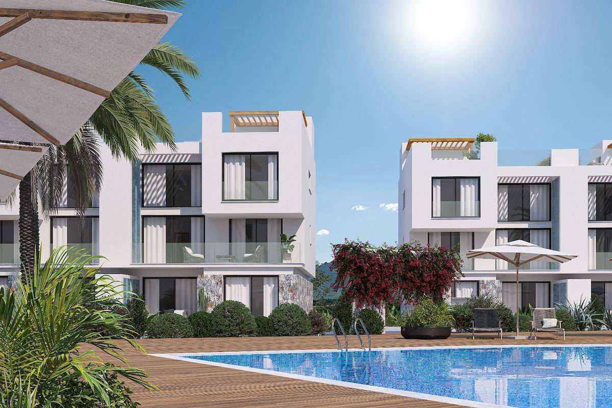 Kıbrıs Esentepe'de İki Yatak Odalı Loft Daireler Photo 1