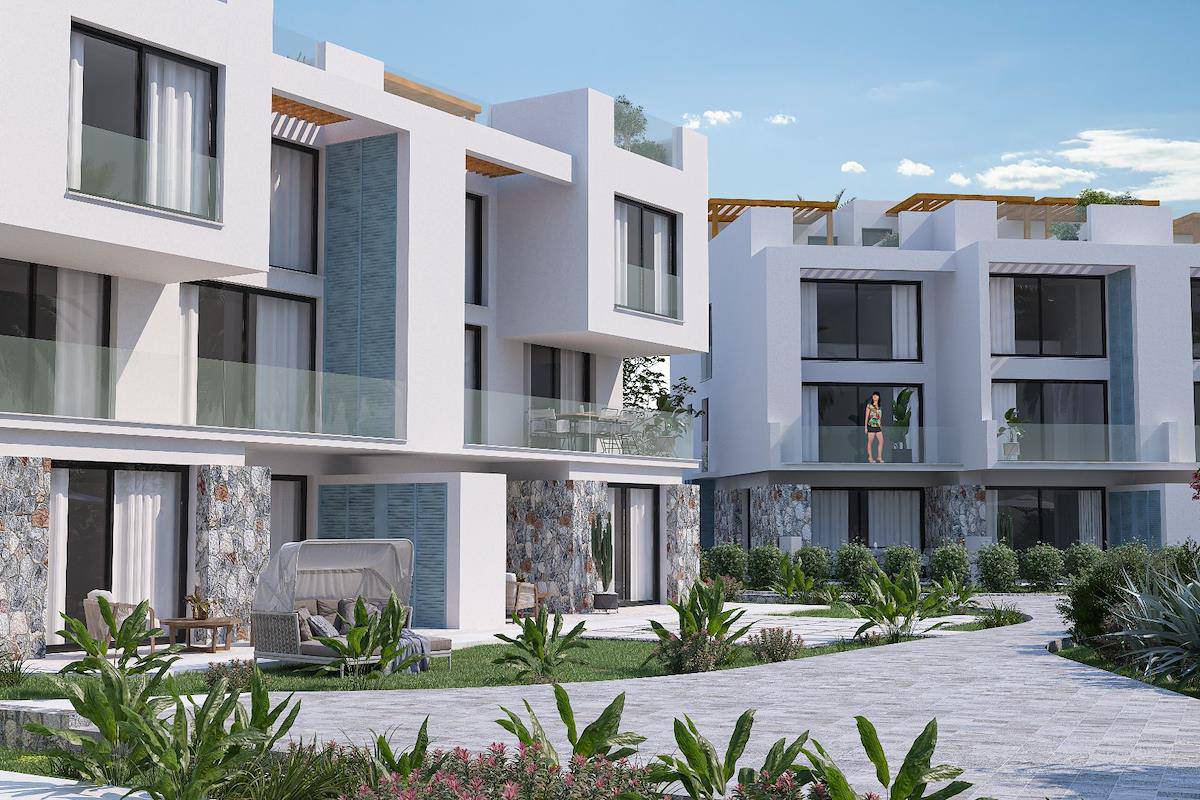 Kıbrıs Esentepe'de İki Yatak Odalı Loft Daireler Photo 1