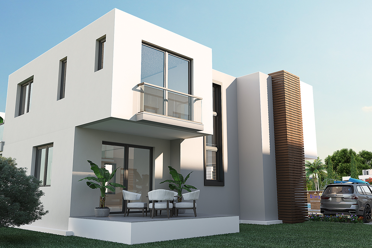 Kıbrıs Esentepe'de İki Yatak Odalı Loft Daireler Photo 1