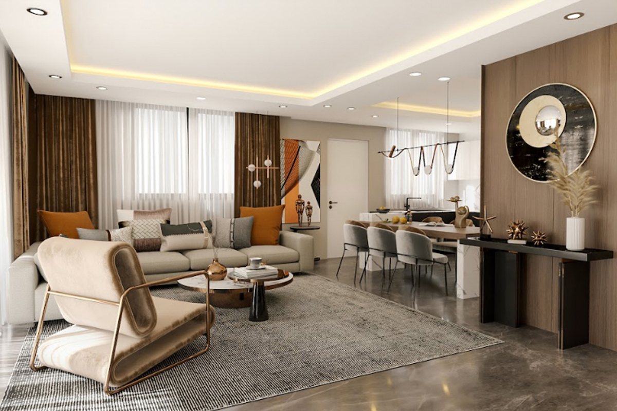 Kıbrıs Esentepe'de İki Yatak Odalı Loft Daireler Photo 1