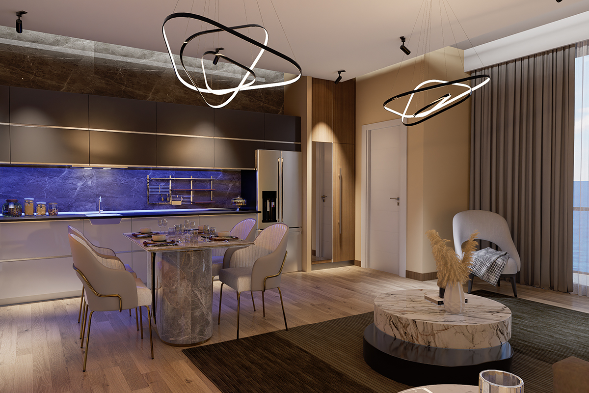 Kıbrıs Esentepe'de İki Yatak Odalı Loft Daireler Photo 1