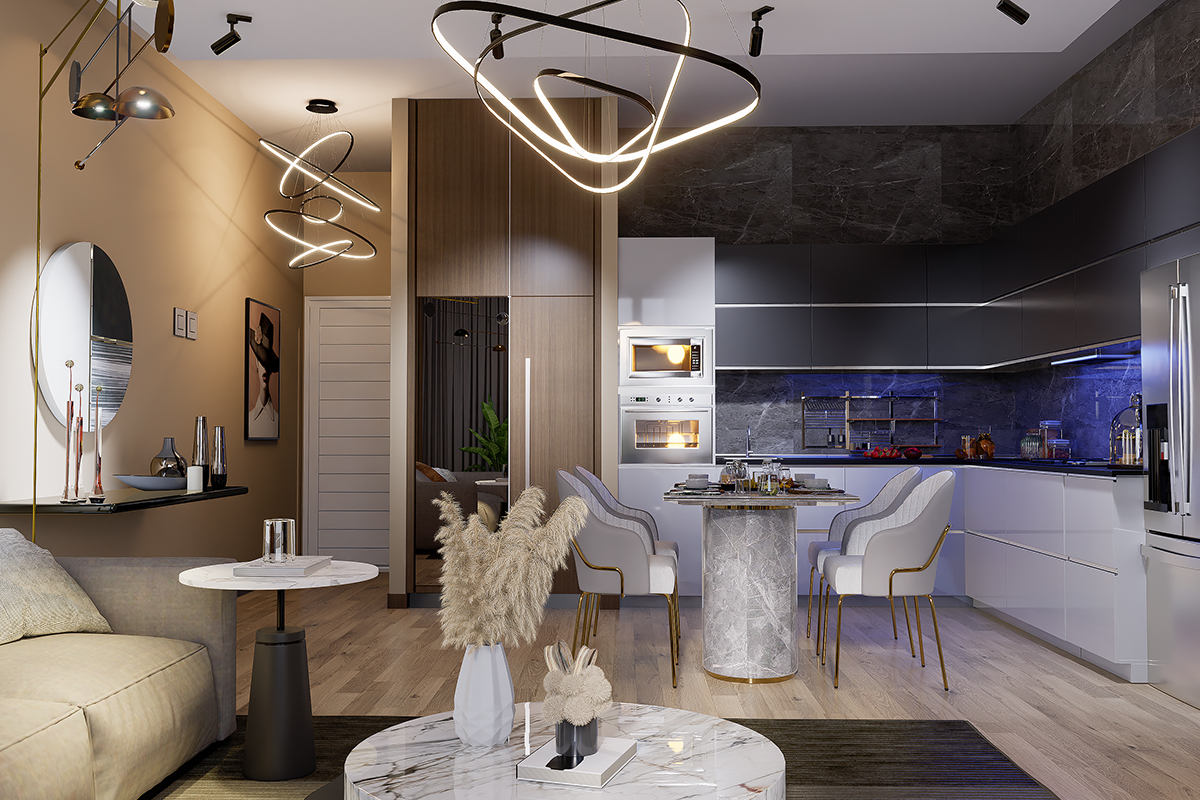 Kıbrıs Esentepe'de İki Yatak Odalı Loft Daireler Photo 1