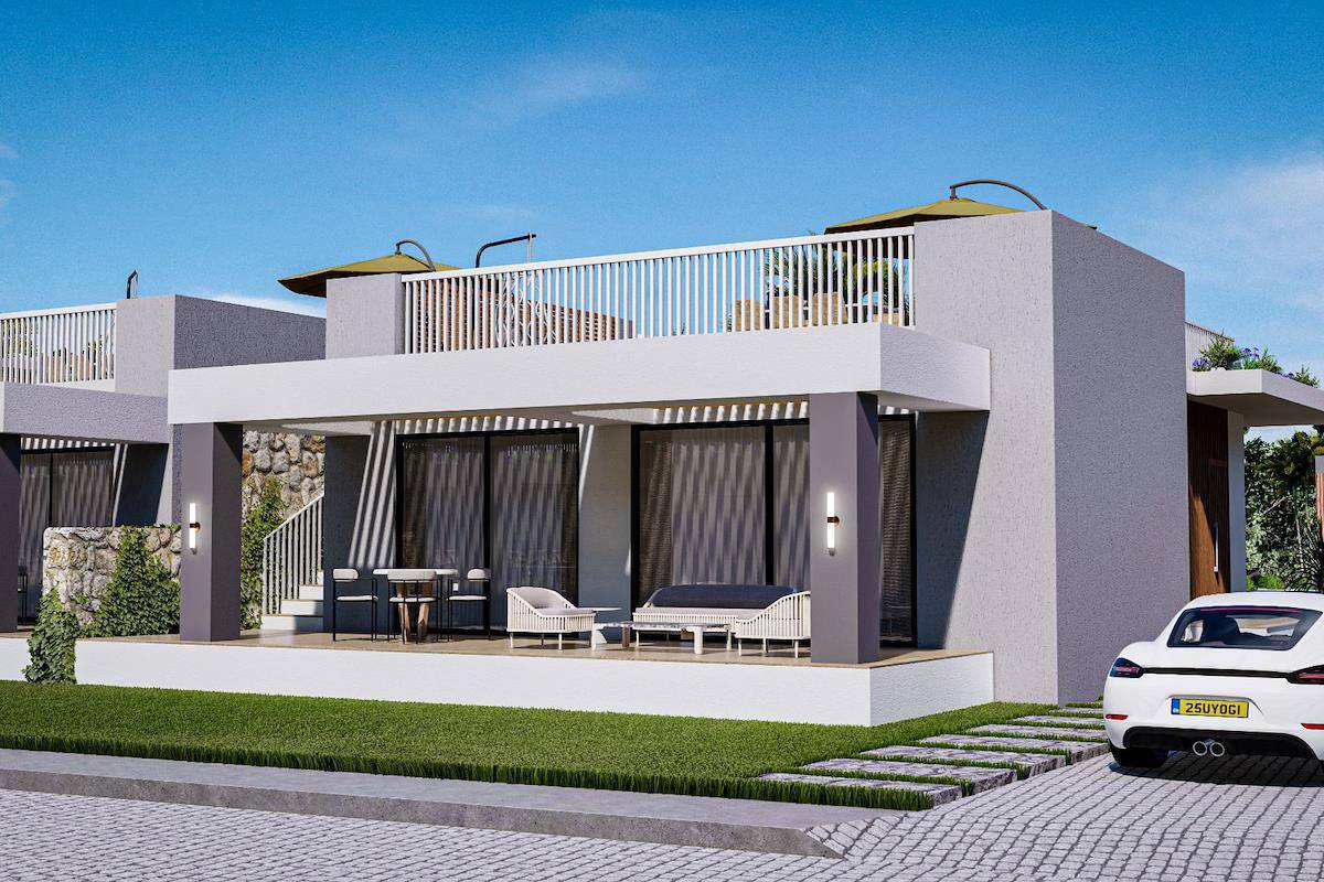 Kıbrıs Esentepe'de İki Yatak Odalı Loft Daireler Photo 1