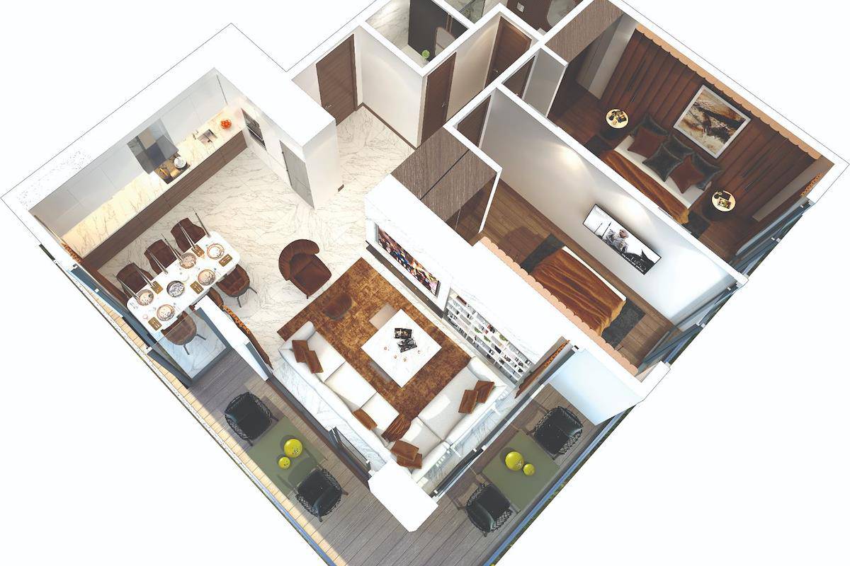 Kıbrıs Esentepe'de İki Yatak Odalı Loft Daireler Photo 1