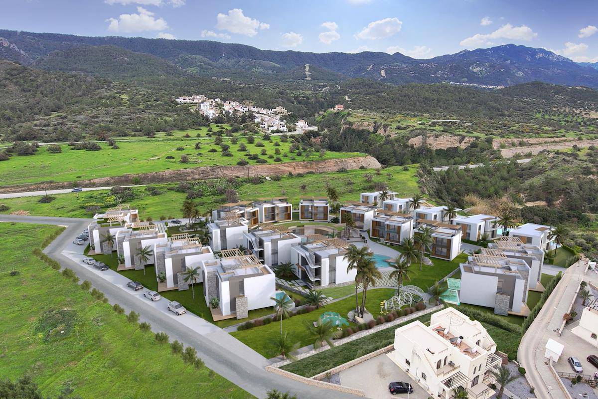 Kıbrıs Esentepe'de İki Yatak Odalı Loft Daireler Photo 1