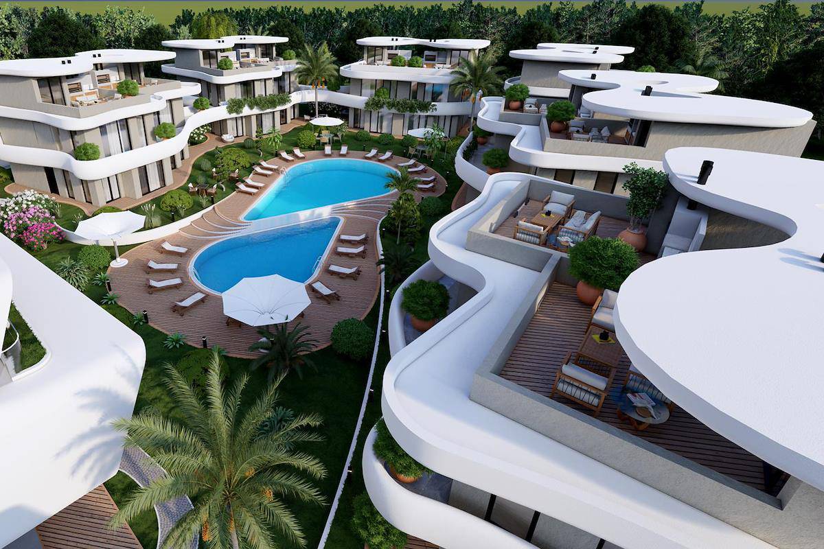 Kıbrıs Esentepe'de İki Yatak Odalı Loft Daireler Photo 1