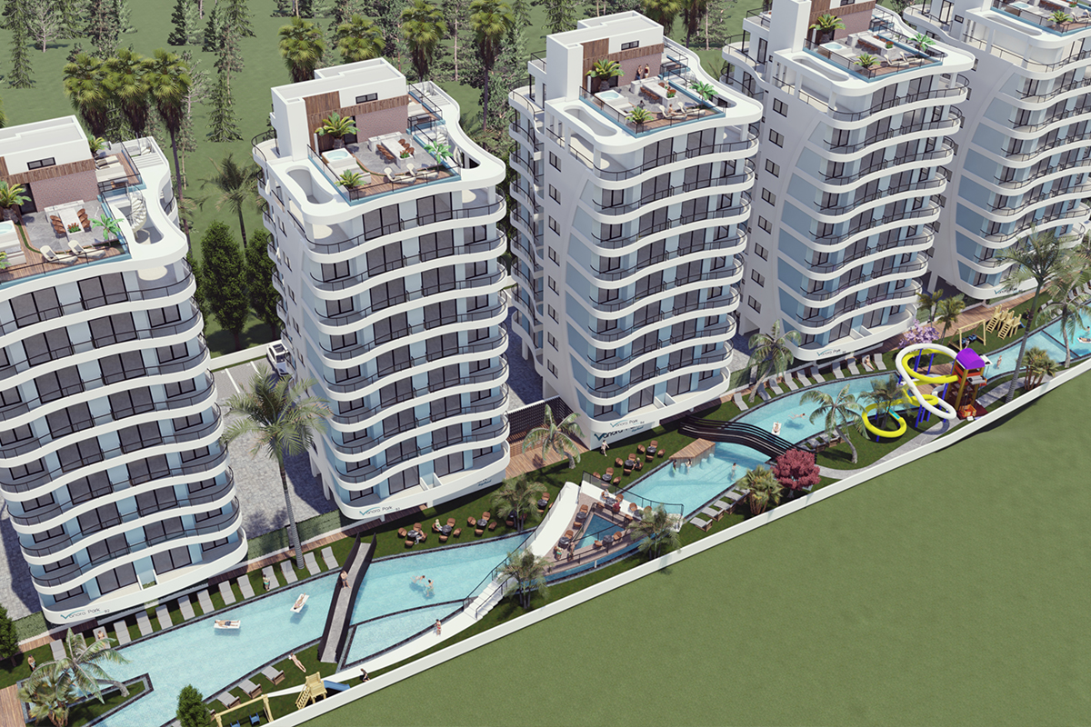 Kıbrıs Esentepe'de İki Yatak Odalı Loft Daireler Photo 1