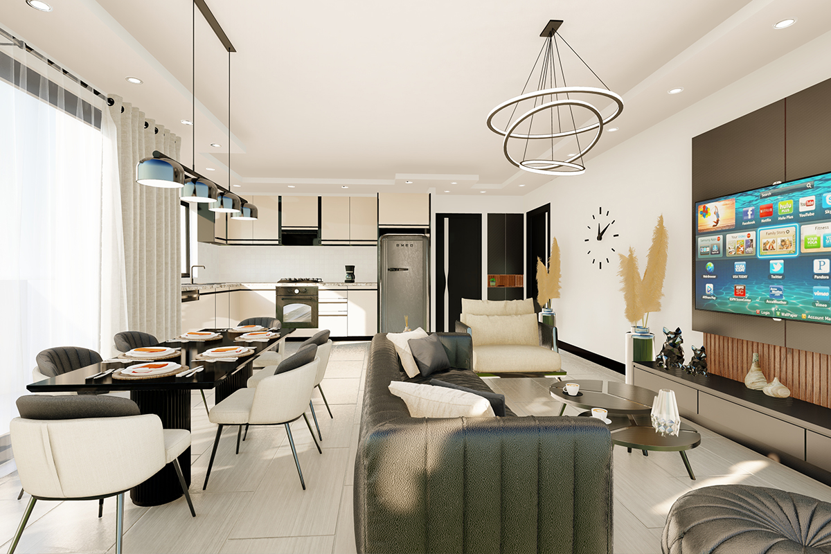 Kıbrıs Esentepe'de İki Yatak Odalı Loft Daireler Photo 1